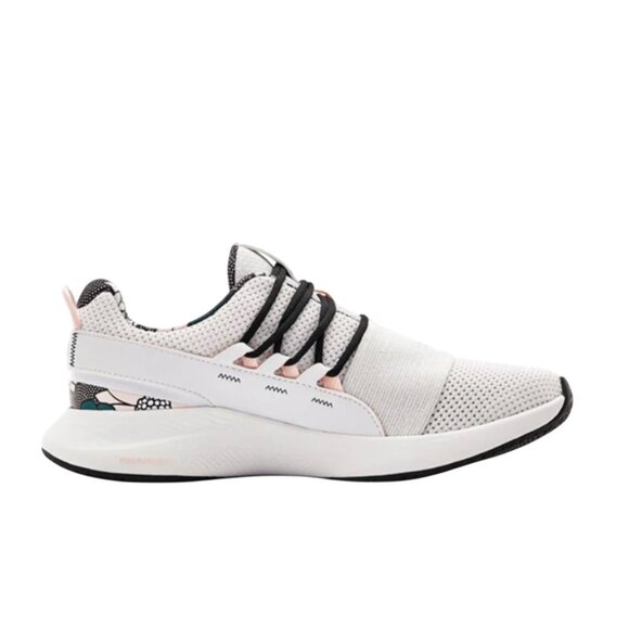 Under Armour Womens UA Charged Breathe FN Print Sport Style Shoes Size 7 White - Picture 3 of 8